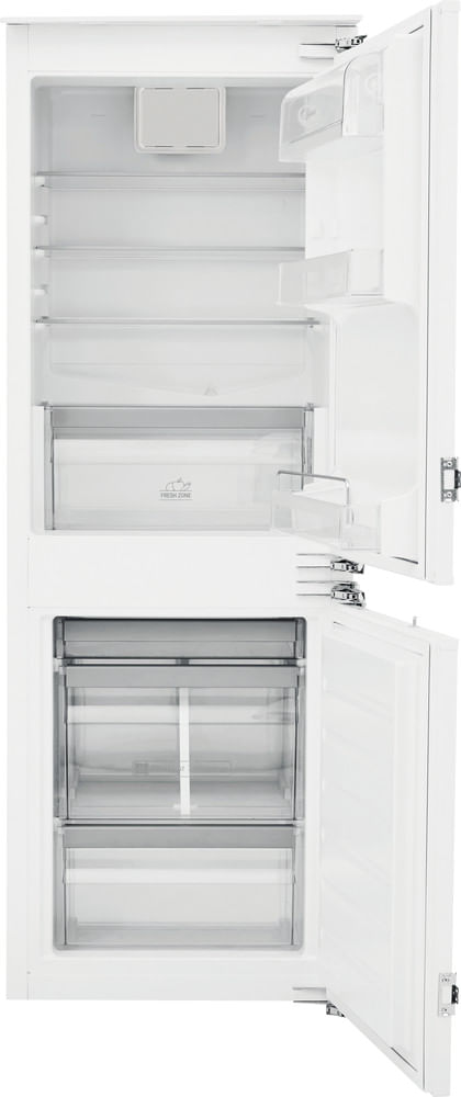 Bauknecht-Kuhl----Gefrierkombination-Einbaugerat-KGIS-16F2-P-Weiss-2-doors-Frontal-open