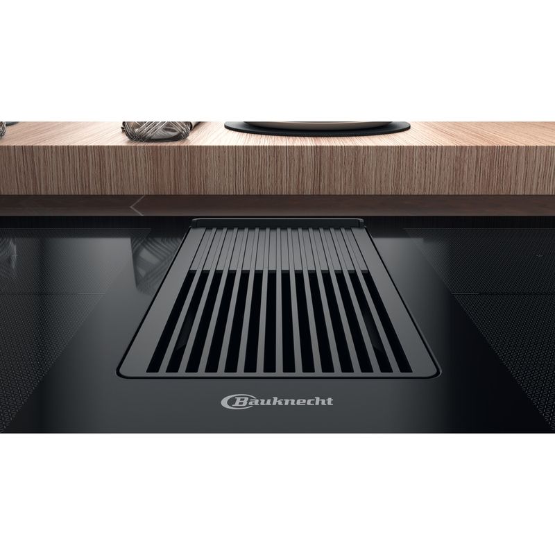 Bauknecht Venting cooktop BVH 92 2B K/1 Schwarz Lifestyle frontal top down