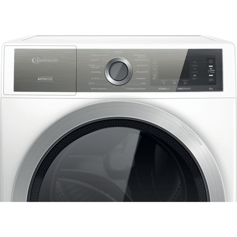 Bauknecht Waschmaschine Standgerät B8 W946WB DE Weiss Frontlader A Control panel