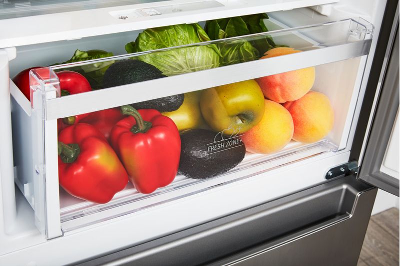 Bauknecht-Kuhl----Gefrierkombination-Standgerat-KGLF-182-IN-2-Optic-Inox-2-doors-Drawer