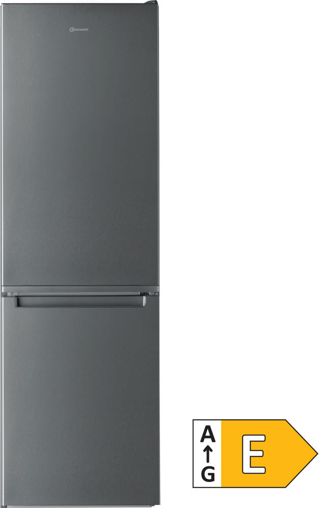 Bauknecht-Kuhl----Gefrierkombination-Standgerat-KGLF-182-IN-2-Optic-Inox-2-doors-Main-with-EnLabel