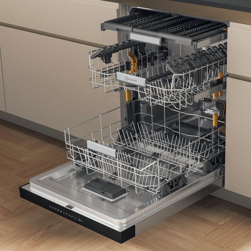 Bauknecht Dishwasher Standgerät B7U HP43 XA Unterbau C Perspective open