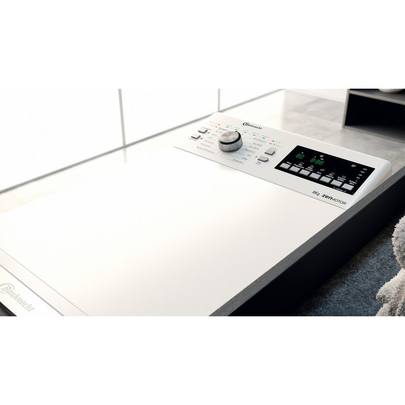 Bauknecht Waschmaschine Standgerät WMT Star 6ZB Weiss Toplader B Lifestyle control panel