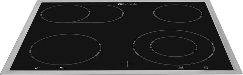 Bauknecht Kochfeld CHR 6642 IN Schwarz Radiant vitroceramic Frontal top down