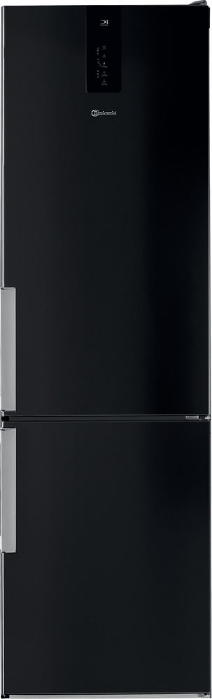 Bauknecht Kühl- / Gefrierkombination Standgerät KGDNF X20C GDSX Black/Inox 2 doors Frontal