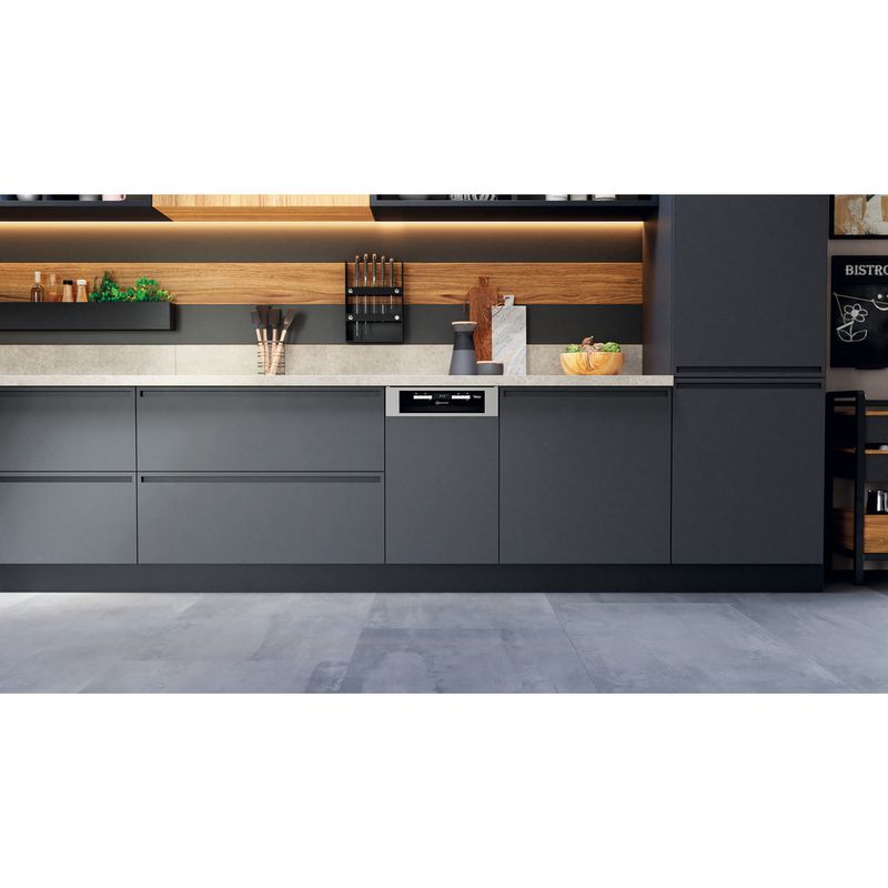 Bauknecht Dishwasher Einbaugerät BSBO 3O23 PF X Teilintegriert E Lifestyle frontal