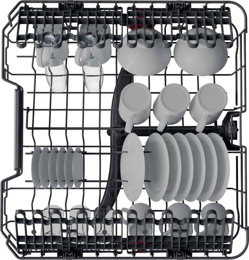 Bauknecht Dishwasher Einbaugerät BCIC 3T333 PFE Vollintegriert (Lieferung ohne Möbelfront) D Rack