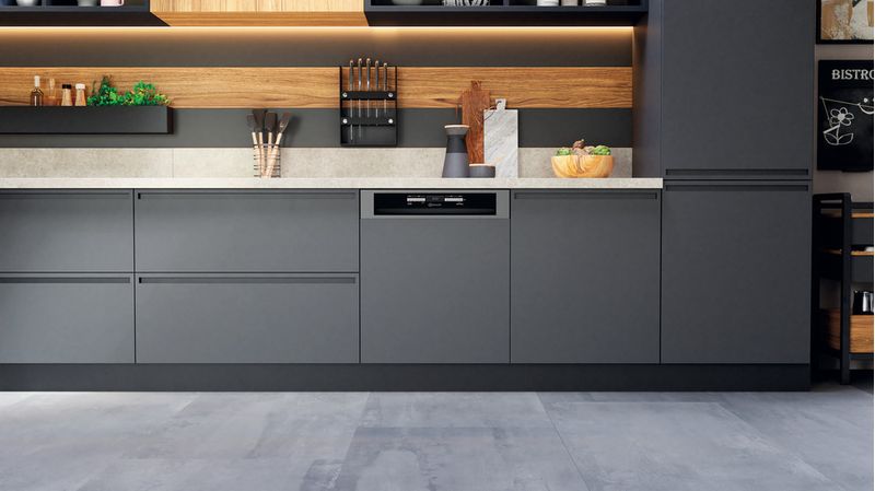 Bauknecht Dishwasher Einbaugerät BBO 3O539 PLGT Teilintegriert B Lifestyle frontal