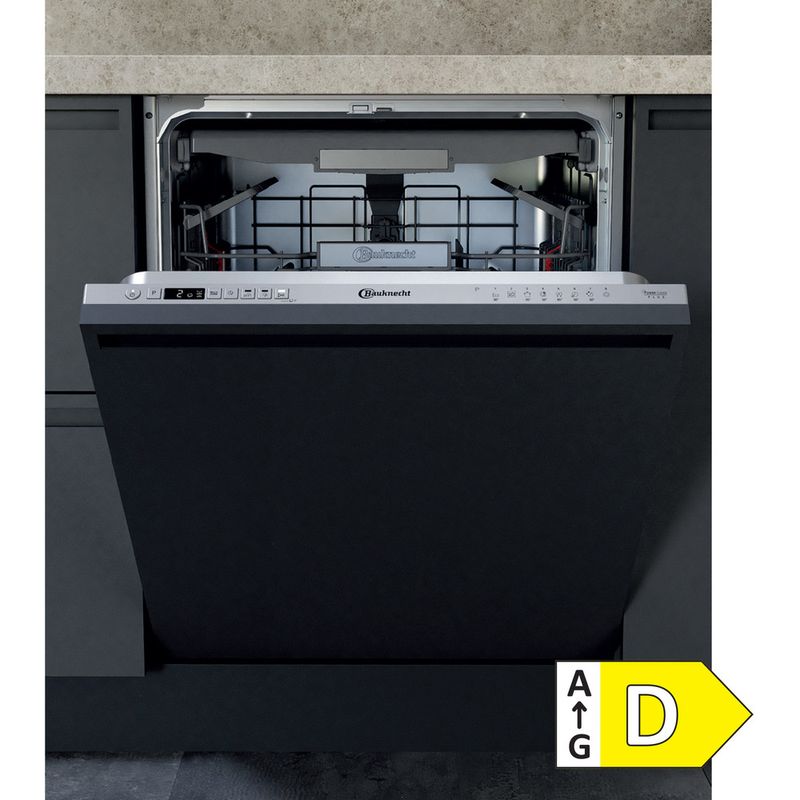 Bauknecht Dishwasher Einbaugerät BCIC 3T333 PFE Vollintegriert (Lieferung ohne Möbelfront) D Main with EnLabel