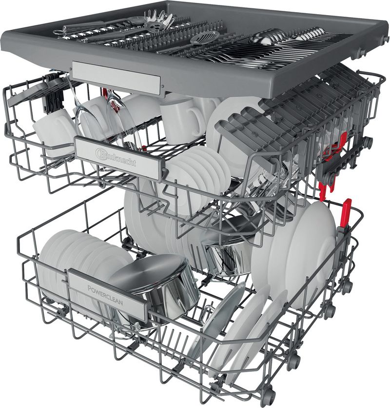 Bauknecht Dishwasher Einbaugerät BBC 3T333 PF X Teilintegriert D Technical Translucent