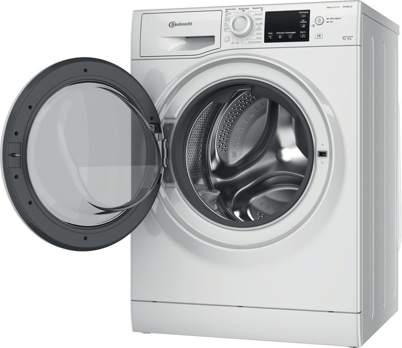 Bauknecht-Waschtrockner-Standgerat-WATK-Pure-96-43-N-Weiss-Frontlader-Perspective-open