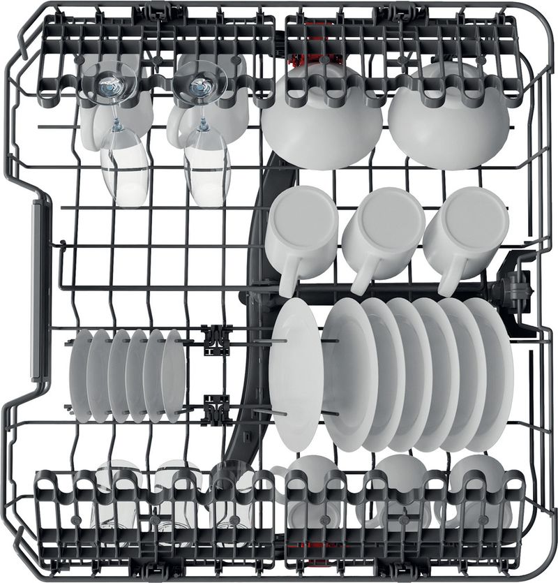 Bauknecht Dishwasher Einbaugerät BBO 3O41 PLT Teilintegriert C Rack