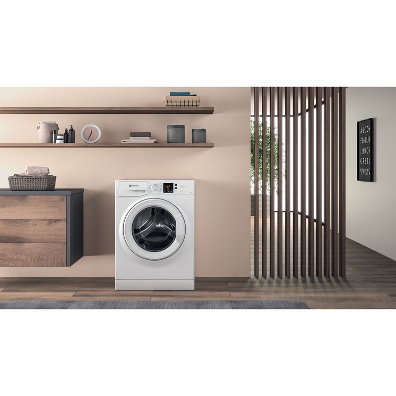 Bauknecht Waschmaschine Standgerät BPW 814 A Weiss Frontlader A Lifestyle frontal