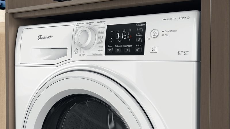 Bauknecht-Waschtrockner-Standgerat-WATK-Pure-96-43-N-Weiss-Frontlader-Lifestyle-control-panel