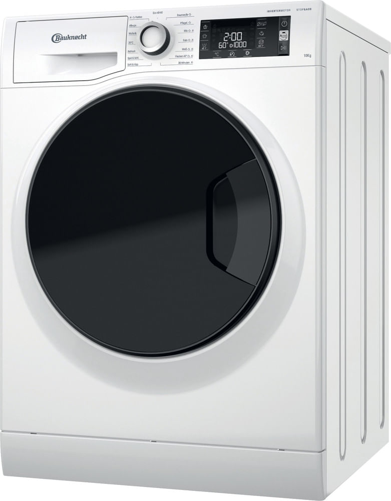 Bauknecht-Waschmaschine-Standgerat-WM-Elite-10-A-Weiss-Frontlader-A-Perspective