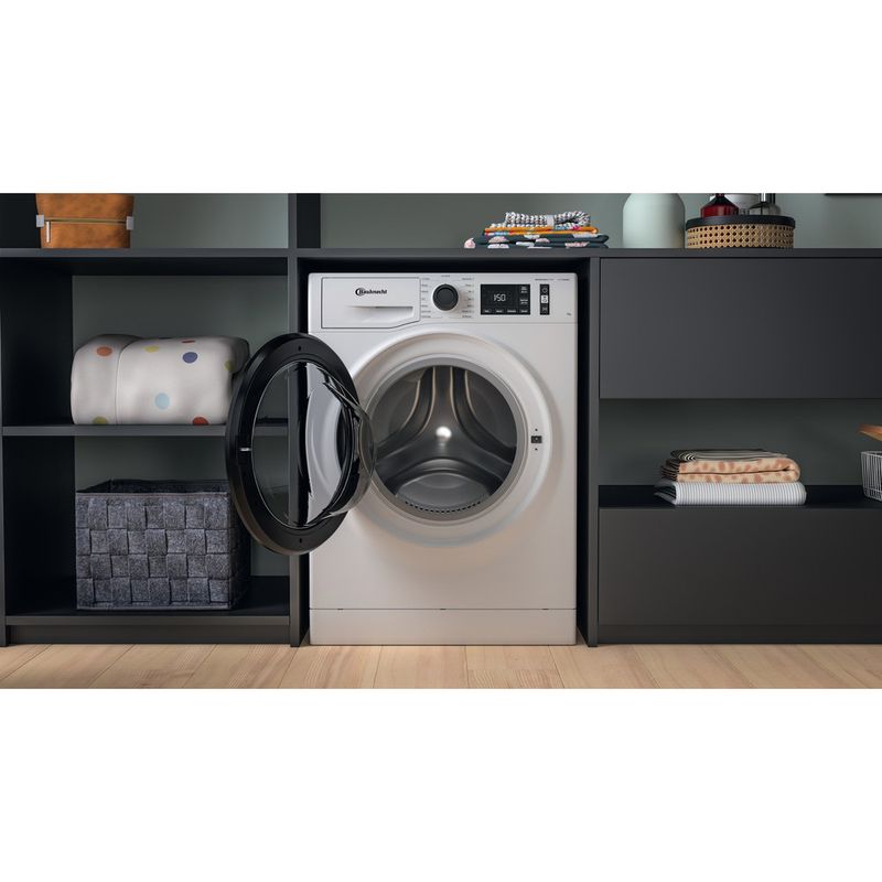 Bauknecht Waschmaschine Standgerät WM Elite 711 B Weiss Frontlader B Lifestyle frontal open