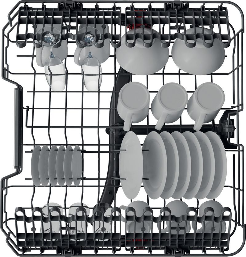 Bauknecht Dishwasher Einbaugerät BCIO 3T341 PLET Vollintegriert (Lieferung ohne Möbelfront) C Rack