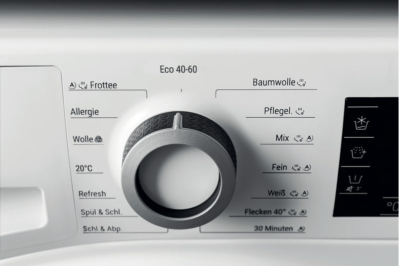 Bauknecht-Waschmaschine-Standgerat-WM-Sense-8A-Weiss-Frontlader-A-Control-panel