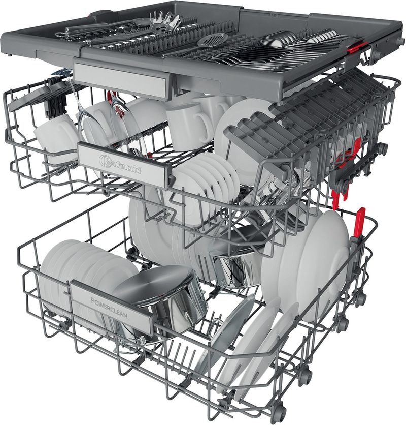 Bauknecht Dishwasher Einbaugerät BUO 3O41 PLT X Unterbau C Technical Translucent