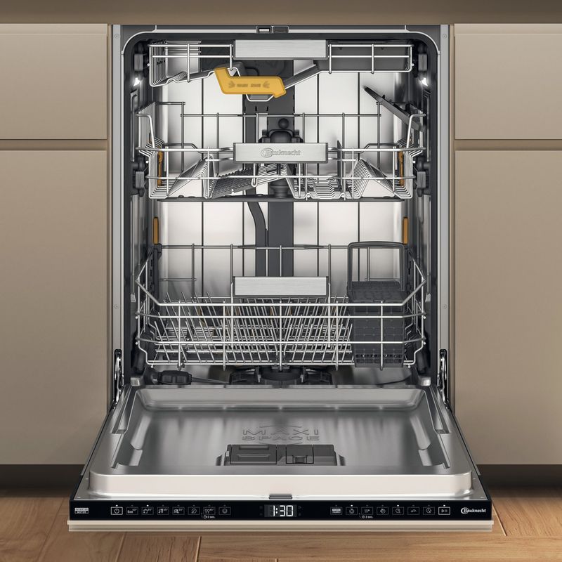 Bauknecht Dishwasher Einbaugerät B8I HF58 TUC Vollintegriert (Lieferung ohne Möbelfront) B Frontal open