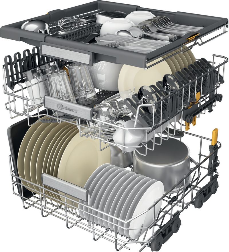 Bauknecht Dishwasher Einbaugerät B7I HP42 LC Vollintegriert (Lieferung ohne Möbelfront) C Technical Translucent