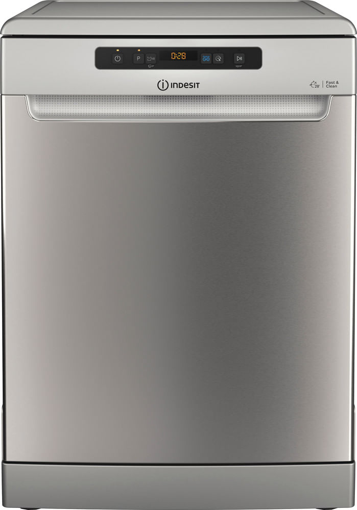 Indesit Geschirrspüler Standgerät D2F HD624 AS Standgerät E Frontal