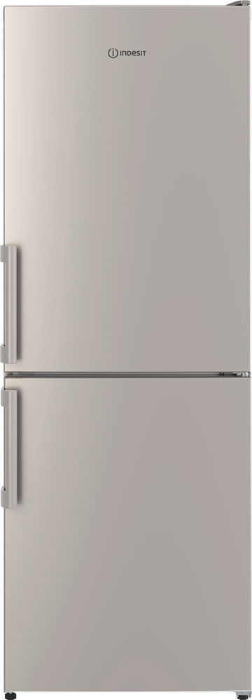 Indesit Kühl- / Gefrierkombination Standgerät IB55 532 X Edelstahloptik 2 Türen Frontal