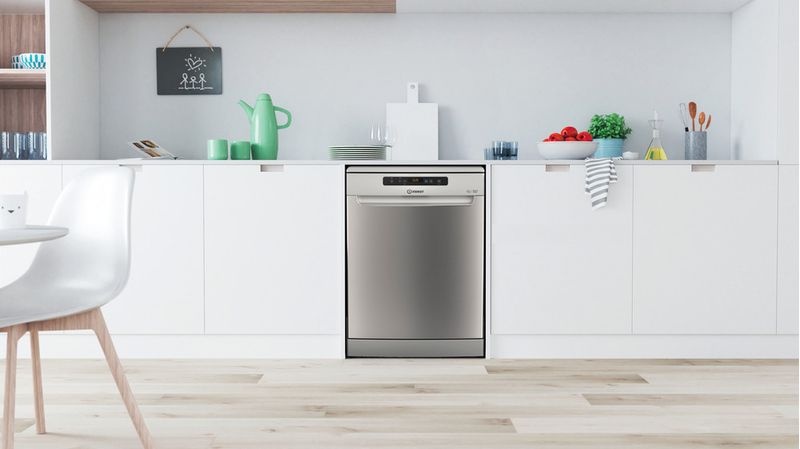 Indesit Geschirrspüler Standgerät D2F HD624 AS Standgerät E Lifestyle frontal