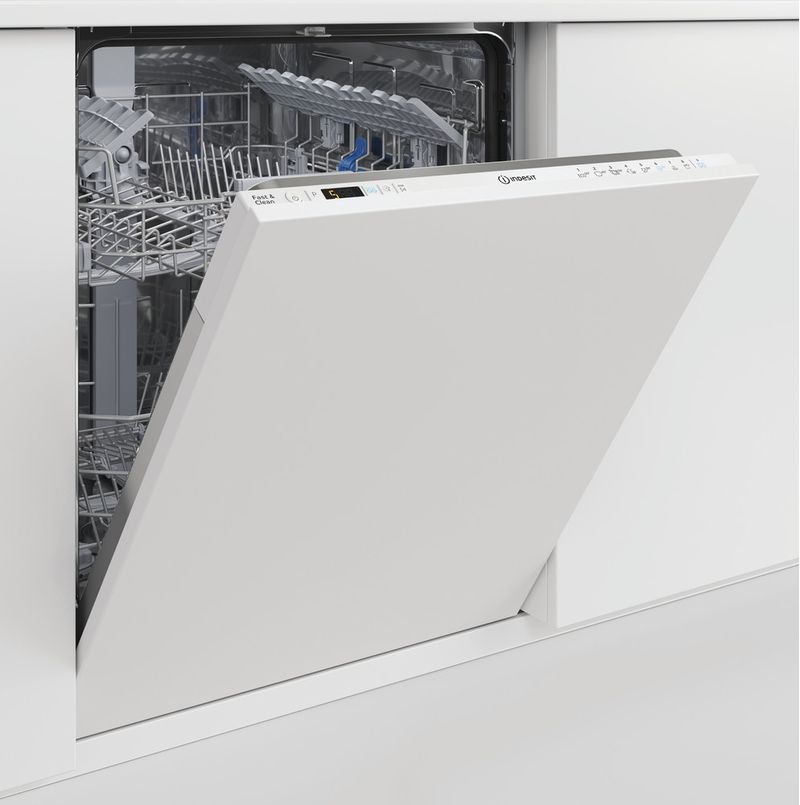 Indesit Geschirrspüler Einbaugerät D2I HD524 A Vollintegrierbar E Perspective