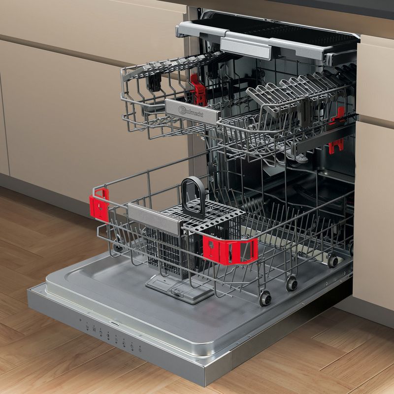 Bauknecht Dishwasher Einbaugerät B0U D651A X Unterbau B Perspective open