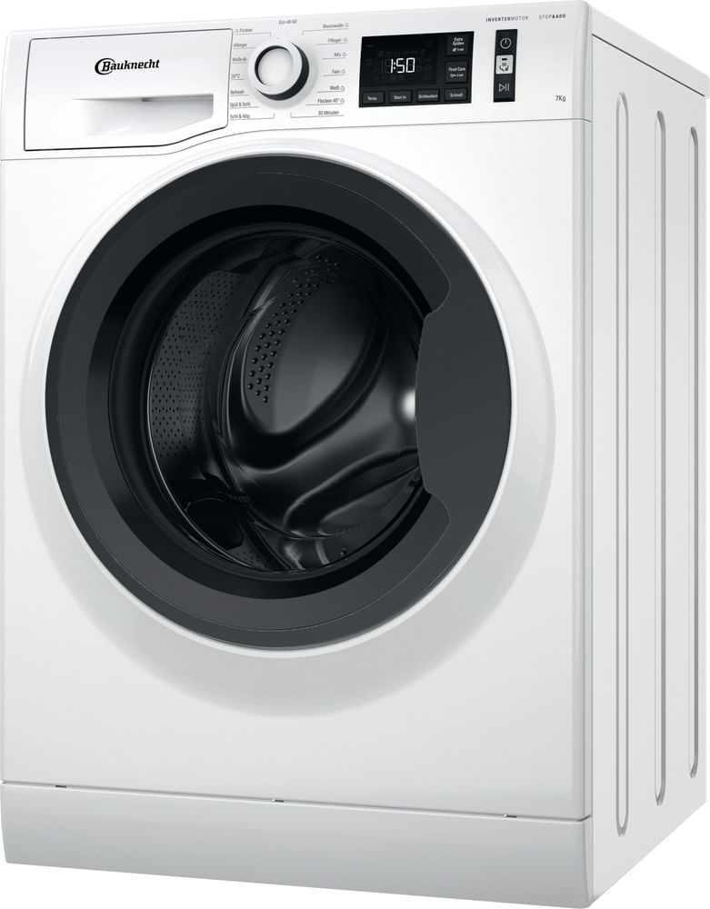 Bauknecht-Waschmaschine-Standgerat-WM-Class-7A-Weiss-Frontlader-A-Perspective