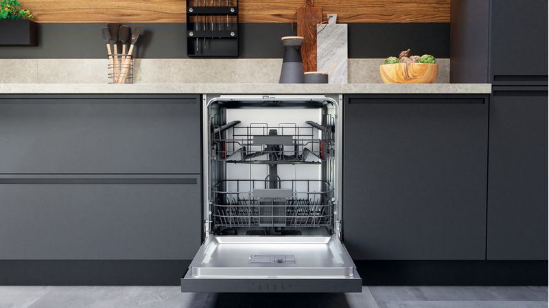 Bauknecht Dishwasher Einbaugerät BBC 3B+26 X Teilintegriert E Lifestyle frontal open
