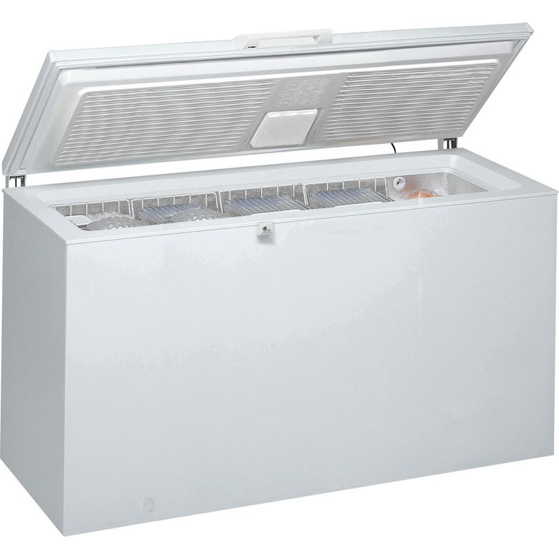 Bauknecht-Gefrierteil-Standgerat-GTE-608-FA-3-Weiss-Perspective-open