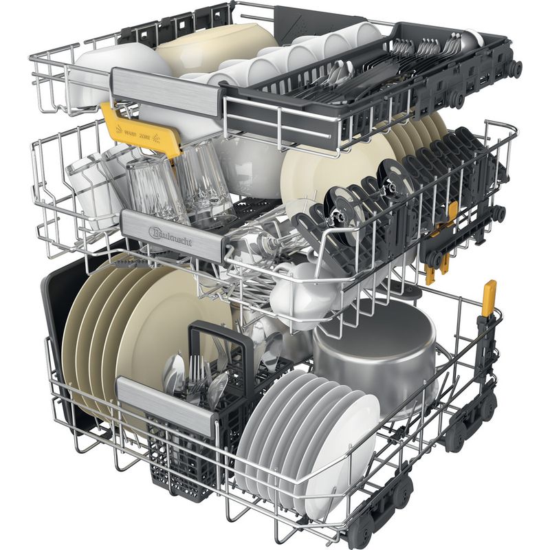 Bauknecht Dishwasher Einbaugerät B8I HP42 LC Vollintegriert (Lieferung ohne Möbelfront) C Technical Translucent