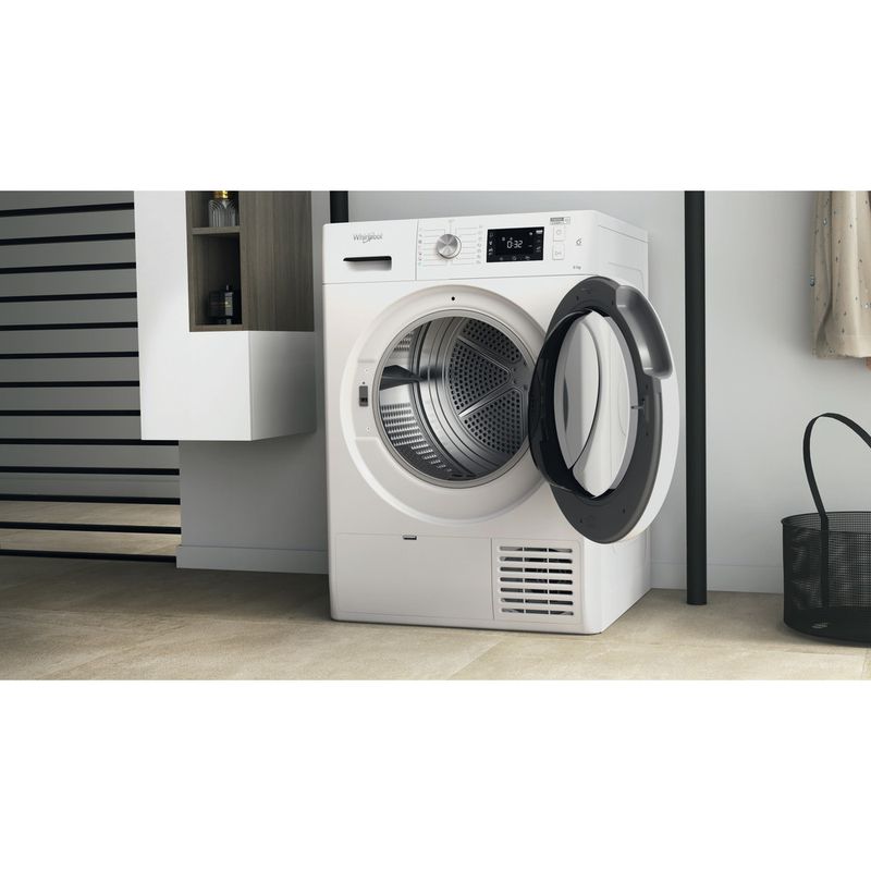 Whirlpool Trockner FFTN M22 9X2 EU Weiss Lifestyle perspective open