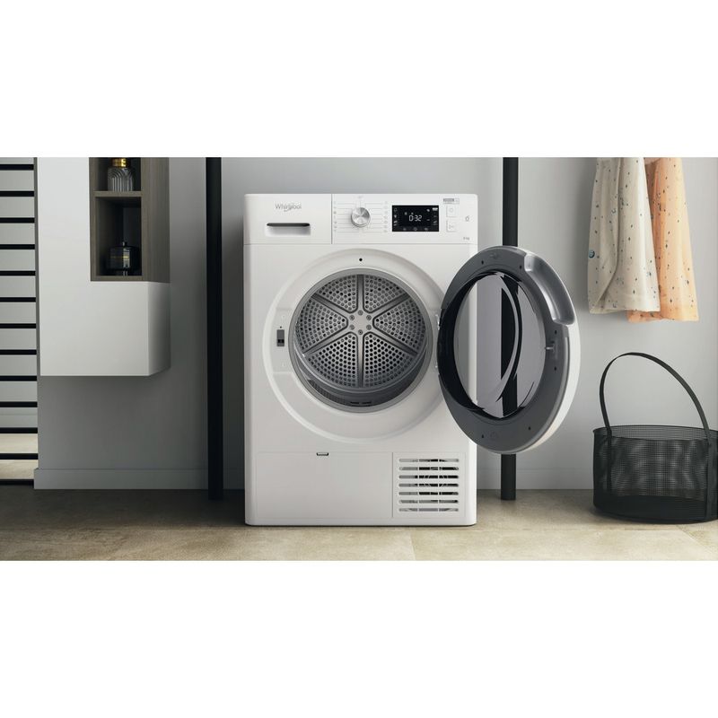 Whirlpool Trockner FFTN M22 9X2 EU Weiss Lifestyle frontal open