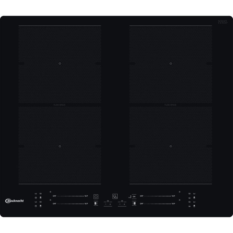 Bauknecht Kochfeld BS 1260F NE Schwarz Induction vitroceramic Frontal