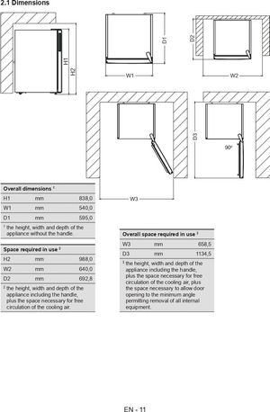 Indesit Gefrierteil Standgerät I55ZM 112 W 2 N Weiss Technical drawing