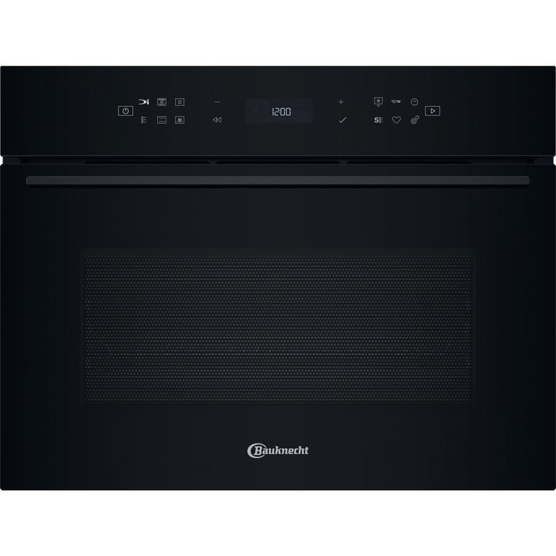 Bauknecht Mikrowelle Einbaugerät BCW7O7HTSK Schwarz Elektronisch 53 Kombinationsbetrieb mit Mikrowelle 950 Frontal