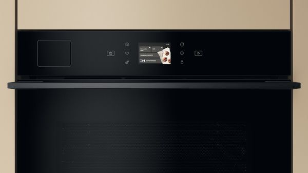 Bauknecht Mikrowelle Einbaugerät BCT9A9PHTSK Schwarz Elektronisch 53 Kombinationsbetrieb mit Mikrowelle 950 Control panel