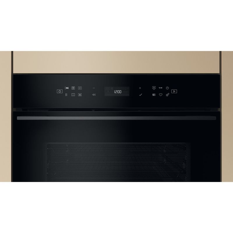 Bauknecht Mikrowelle Einbaugerät BCW7O7HTSK Schwarz Elektronisch 53 Kombinationsbetrieb mit Mikrowelle 950 Control panel