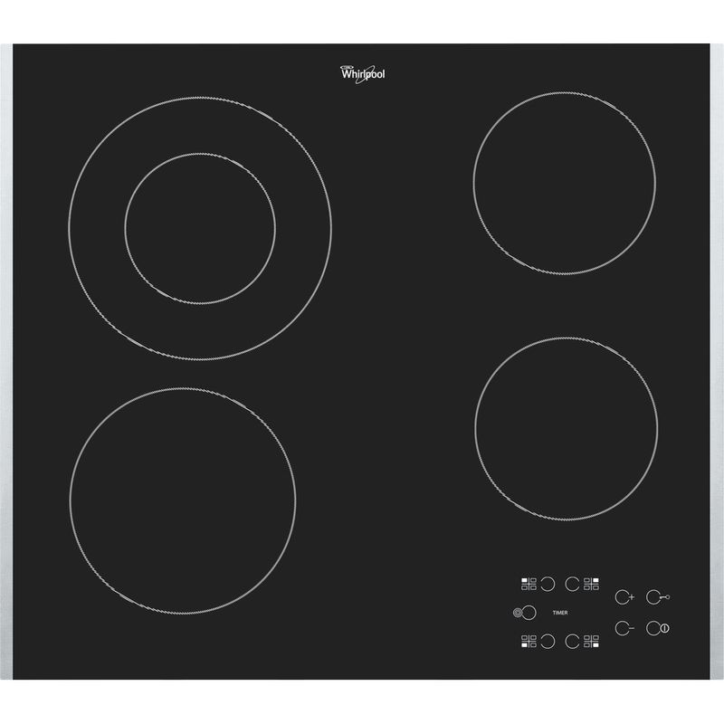 Whirlpool Kochfelder AKT 8130/LX Schwarz Radiant vitroceramic Frontal