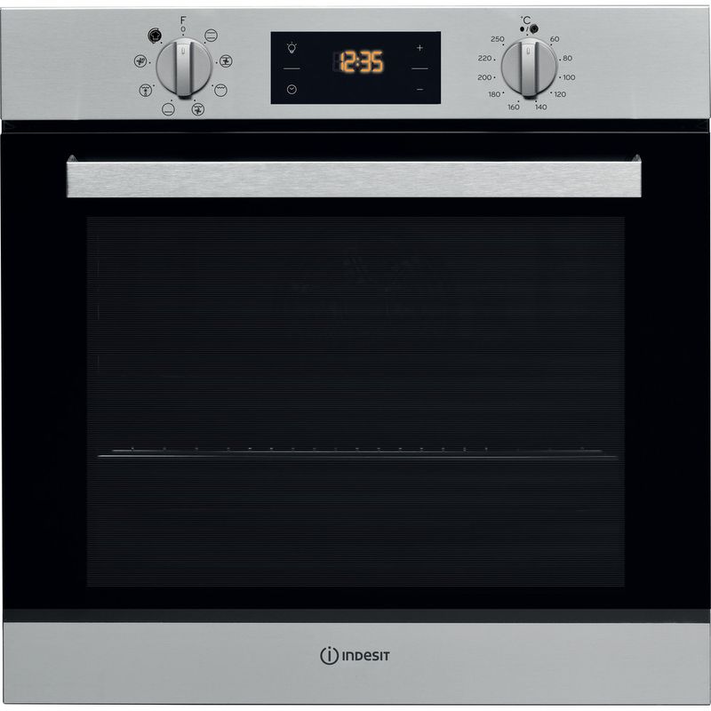 Indesit-Einbauherd-Backofen-Einbaugerat-IOAN1-5GN0-IX-Elektro-A-Frontal