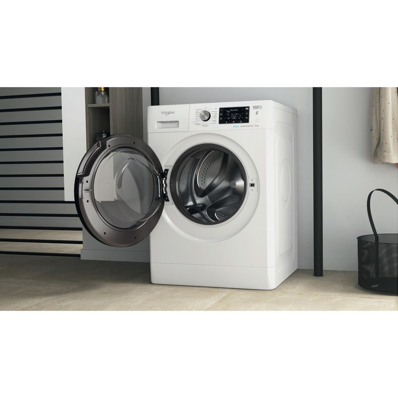 Whirlpool-Waschmaschine-Standgerat-FFD-9469E-BV-DE-Weiss-Frontlader-A-Lifestyle-perspective-open