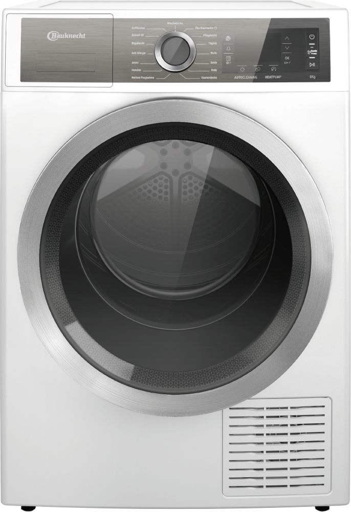 Bauknecht Trockner B8 D84WB DE Weiss Frontal